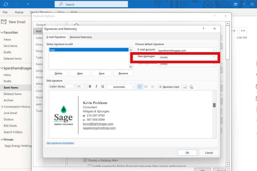 Outlook Screenshot - 7